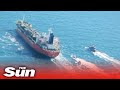 First look at Iranian footage showing Iran Revolutionary Guards ‘seize South Korean-flagged tanker'