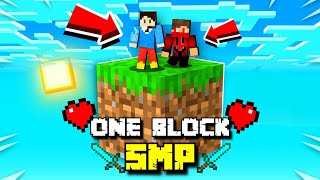 I Started a ONE BLOCK SMP in MINECRAFT! (Part-1)