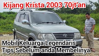 Toyota Kijang Kapsul Krista New Model 2003 Memang Mobil Bekas Legendaris Murah Berkwalitas #real