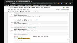 Python Sets - remove, discard, pop, clear & del