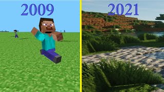 Evolution of Minecraft in 2009-2021