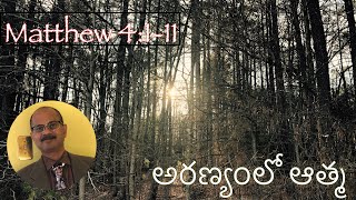 అరణ్యంలో ఆత్మ/Spirit in the Wilderness/Matthew 4:1-11/Fourth Sunday in Lent/Telugu Christian Sermon