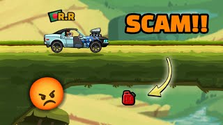 FUEL POSITION SCAM 😠 IN COMMUNITY SHOWCASE | Hill Climb Racing 2