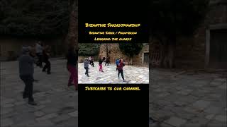 Byzantine Swordsmanship learning the guards  #byzantine_martial_arts #byzantine_swordsmanship