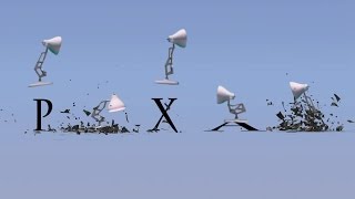 Five Luxo Lamps Spoof Break Down Pixar Logo