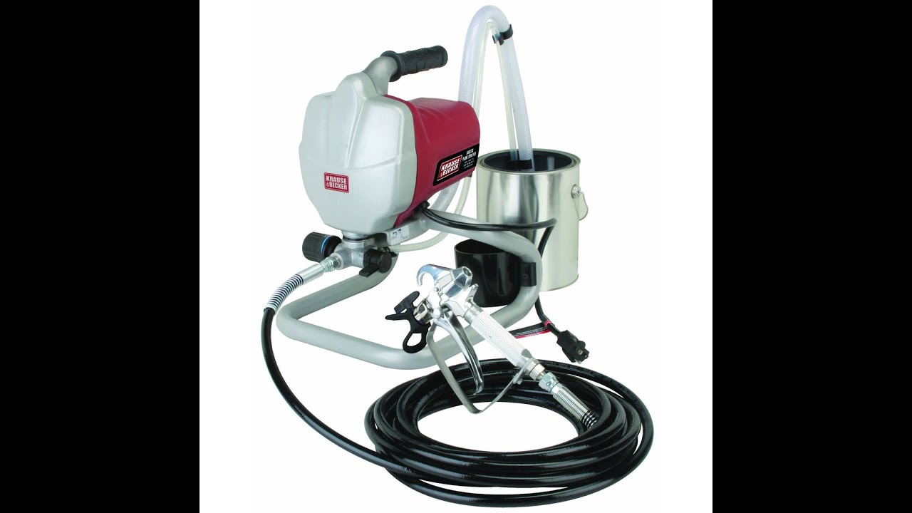 Krause And Becker Airless Paint Sprayer Manual