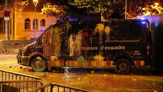 Octava jornada de protestas en Barcelona por la sentencia del 'procés'