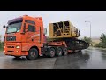 Disassembly And Transporting By Side The Huge Caterpillar 6015B - Sotiriadis Mining Works