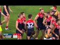 Tempers fray in quarter-time melee - AFL