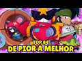 TOP 84 BRAWLERS! TODOS os BRAWLERS do BRAWL STARS de PIOR ATÉ MELHOR! TIER LIST OFICIAL! (V 9.0)