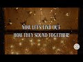 HOW THEY SOUND TOGETHER - MÚSICA EM FAMÍLIA - LET'S SING TOGETHER (LYRIC VIDEO)