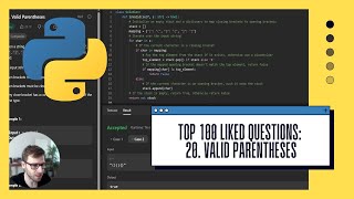 Python Solution for LeetCode 20: Valid Parentheses | VanAmsen Coding