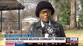Neighbors honor beloved community member