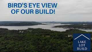 Bird's Eye View and Rain Delays: After the last ICF wall pour.