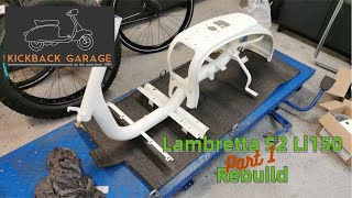 Lambretta Li150 series 2 rebuild, part one #kickbackgarage