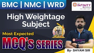 BMC NMC WRD | High Weightage Subject | MOST EXPECTED MIXED QUESTIONS SERIES | D2 #theinfinityacademy