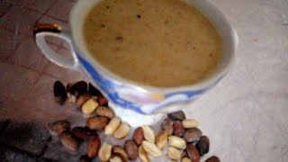 sida losameeyo shaah laws/loos (peanut tea)