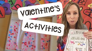 Valentine's Activities for Preschool, Pre-k, and Kindergarten