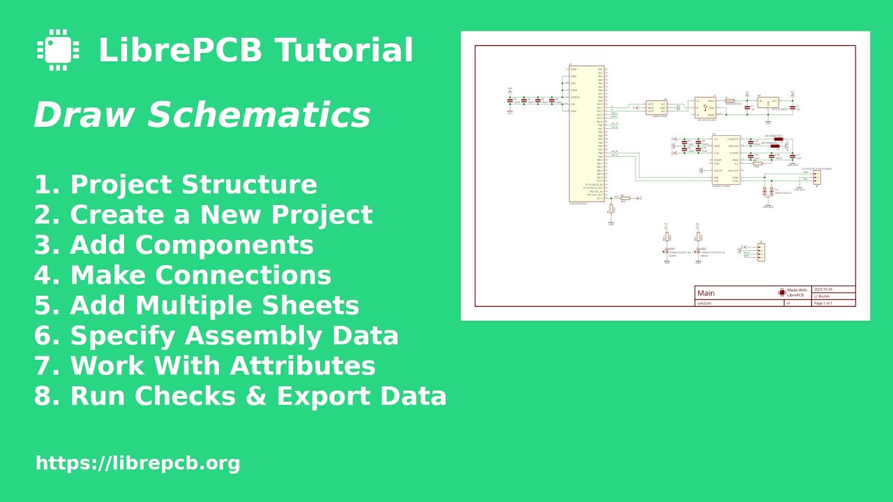 Librepcb Tutorial 2 Draw Schematics Youtube