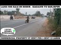 commercial property for sale in hosur bagalur to sarajapur main road 27 cent