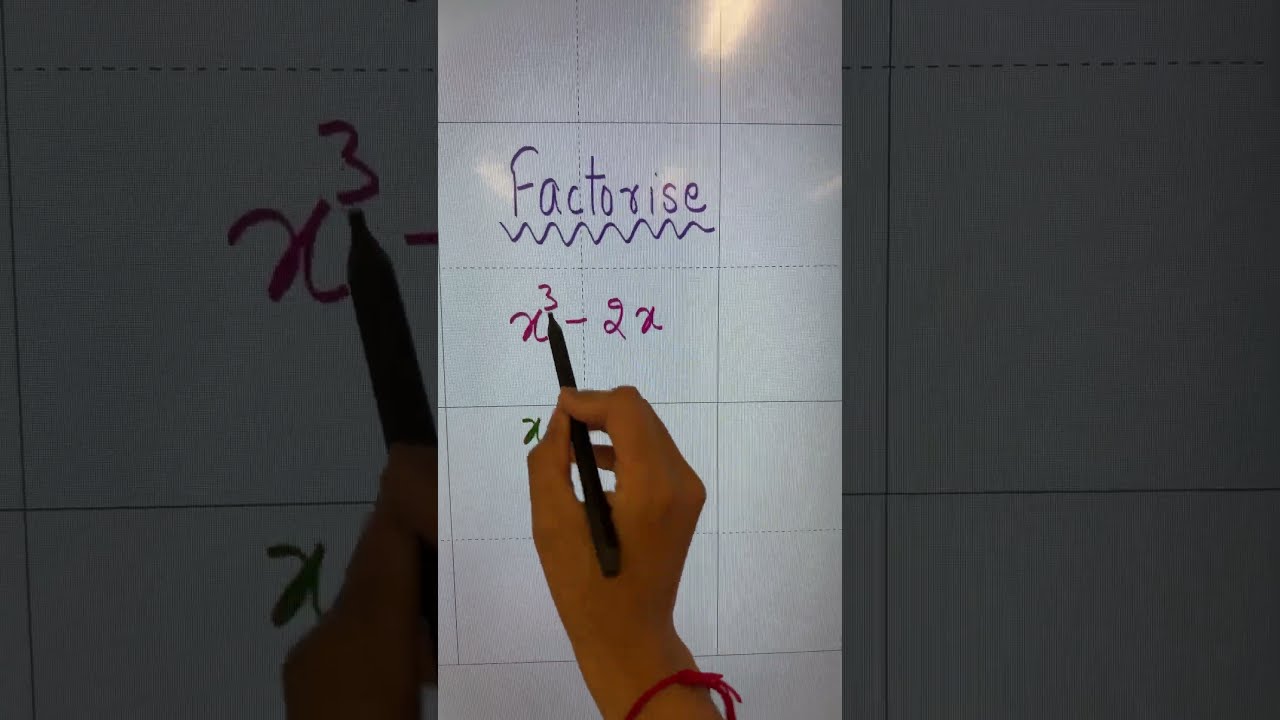 Factorising - YouTube