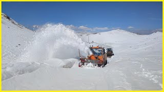 Van'ın İran Sınırında 5 Metreyi Aşan Karla Mücadele