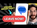 How to LEAVE a GROUP CHAT on Google Messages (Step by Step)