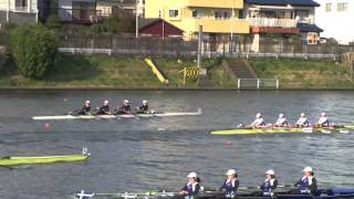 【ボート】第61回お花見レガッタ 141 W4X+ FINALA 61st Ohanami Regatta