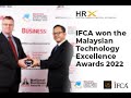 IFCA MSC Bhd wins Mobile - Human Resource Technology award in Malaysia Technology Excellence Awards