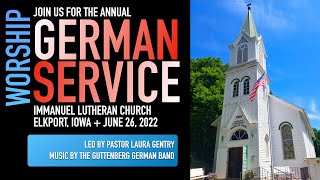 The Annual German Service in Elkport