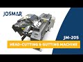 JOSMAR JM-205 Heading & Gutting machine | Descabrzador & Evisceradora de Pescado