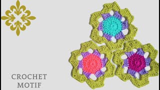 How to crochet Motif | Crochet Motif | Crochet Motif step by step tutorial