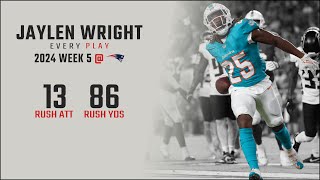 Jaylen Wright Week 5 Replay: Every Run @ New England Patriots