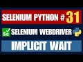 Selenium Python #31 | Implicit Wait