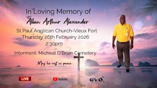 In loving Memory of Allan Arthur Alexander
