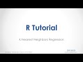R Tutorial. K Nearest Neighbors Regression
