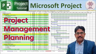 Microsoft Project | Preparing Construction Planning Schedule | project management | MS Project