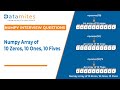 Create Numpy array 10 zeros, 10 ones, 10 fives | Python Numpy Tutorial