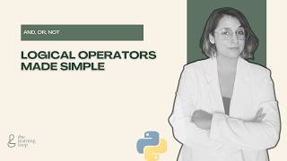 Logical Operators in Python (AND, OR, NOT) Explained Simply | Python for Beginners