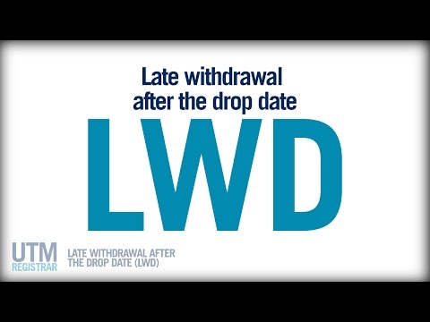 Late Withdrawal After the Drop Date Late Withdrawal After the Drop Date