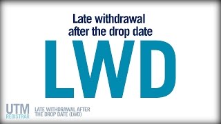 Late Withdrawal After the Drop Date