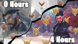 I Spent 4 HOURS Mastering Hanzo to Prove He is NOT a Skilled Hero