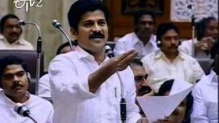 TDP leader Revanth Reddy attacks congress in assembly