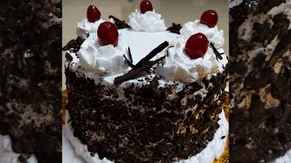 பிளாக் பாரஸ்ட் கேக் செய்வது எப்படி||blackforest cake recipe ||eggless cake