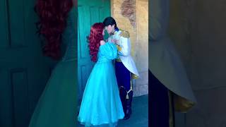 💙 Disney Princess Ariel and Prince Eric 😲❤️ #disney #shorts #ariel