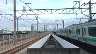 E233系7000番台 通勤快速新木場行き 戸田駅通過