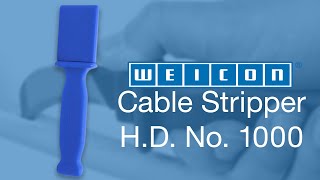 WEICON TOOLS Cable Stripper H.D. No. 1000 | English