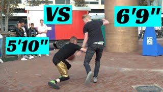 Professor 1v1 vs two 6'9" Pro Euro Hoopers.. Crosses Giant Hooper Off The Court (unseen footage)