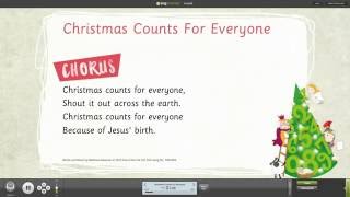 Christmas Counts For Everyone [Christmas Counts] - Words on Screen™  Sample