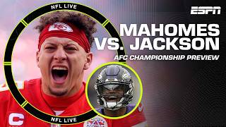 Mahomes vs. Jackson: AFC Championship Preview 🏈 | NFL Live